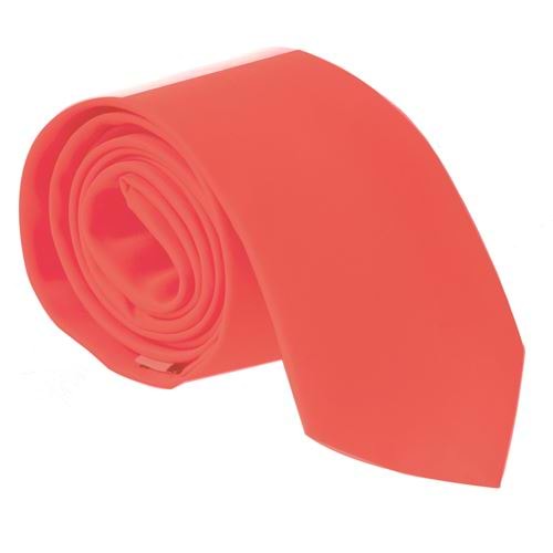 Peach Solid Necktie