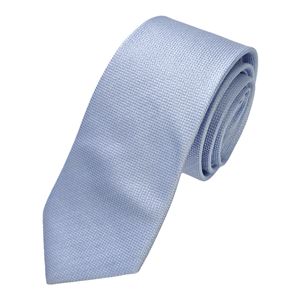 Blue Baby Blue Bird's Eye Patterned Jacquard Woven Italian Tie