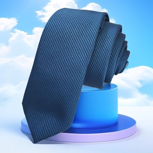 Oil Self Striped Simple Slim Fashion Slim Tie