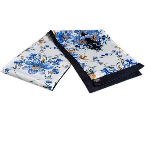 Blue Floral Mens Scarf