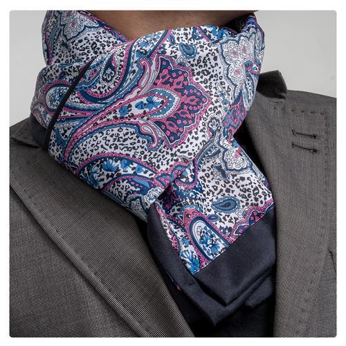 Purple Paisley Mens Scarf
