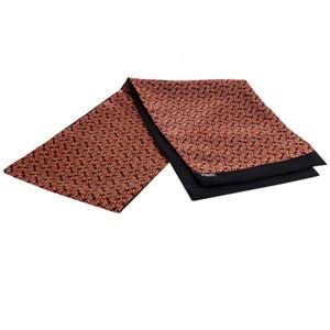 Orange Black Desginer Mens Scarf