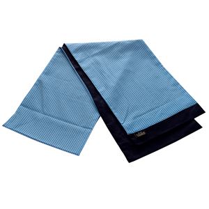 Blue & White Polka Dot Mens Scarf