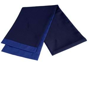 Navy Blue Polka Dot Mens Scarf
