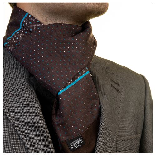 Brown Designer Mens Scarf