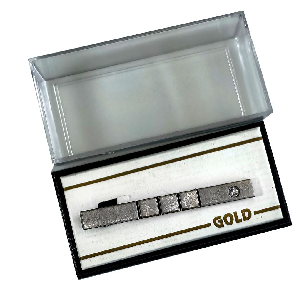 Silver Designer Tie Pin with Box