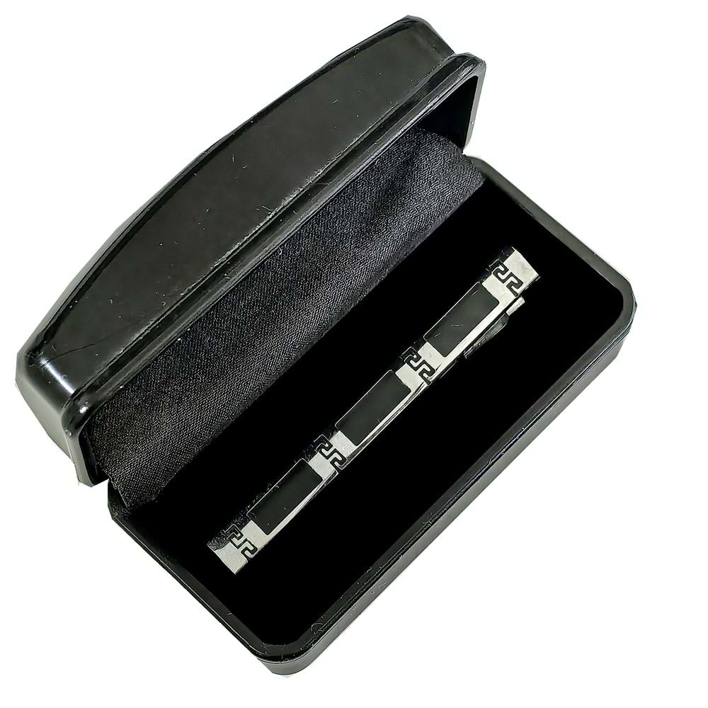 Silver Designer Tie Pin with Box