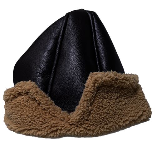 Kahverengi Kürkleri Sütlü Kahve Rengi İçi Ful Tam Kürklü Kayı Boyu Börk Şapka Socks