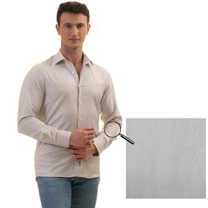 Gray Herringbone Classic Men's Shirt