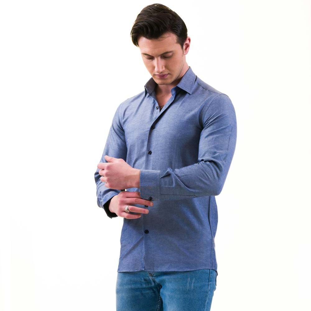 Blue Oxford Men's Shirt