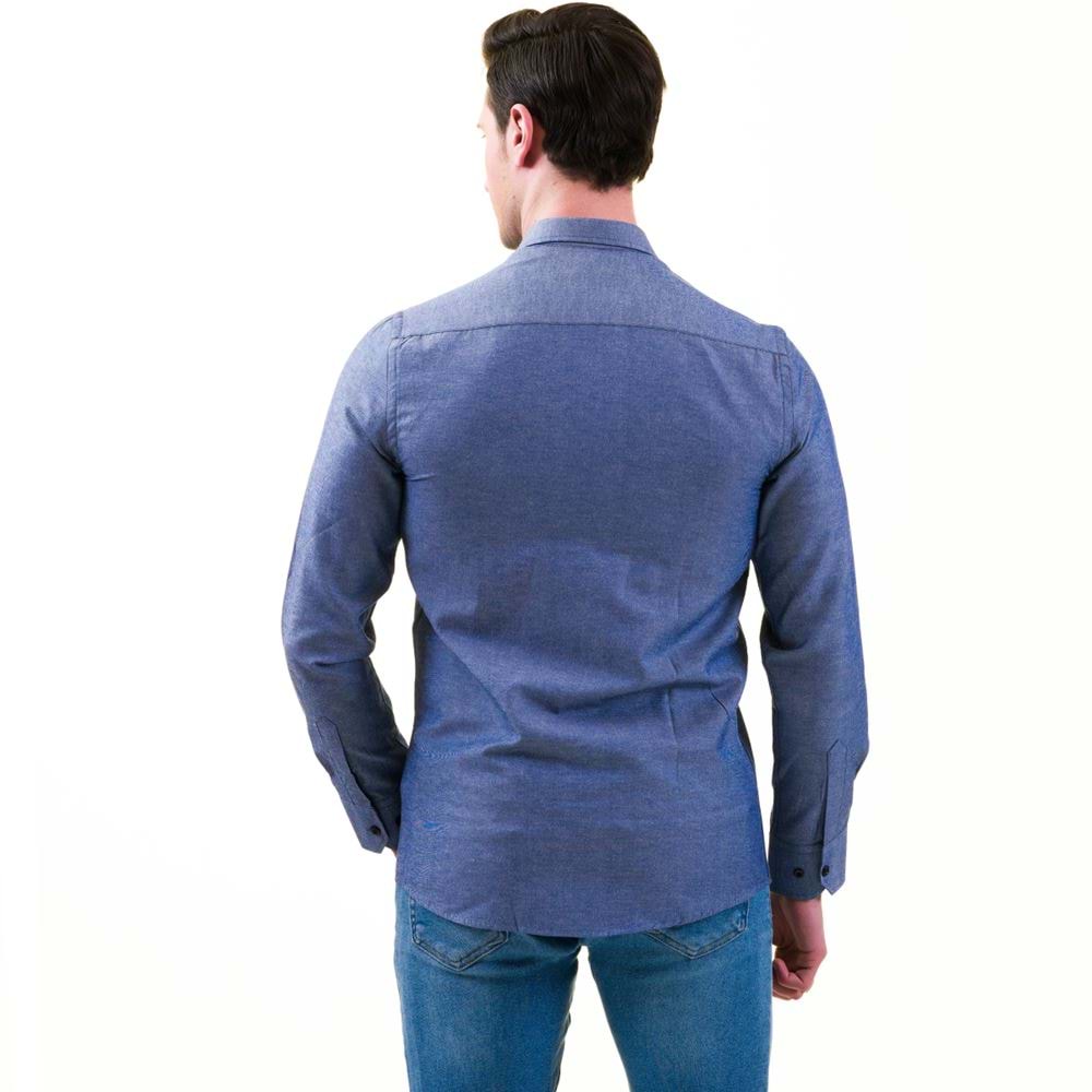 Blue Oxford Men's Shirt