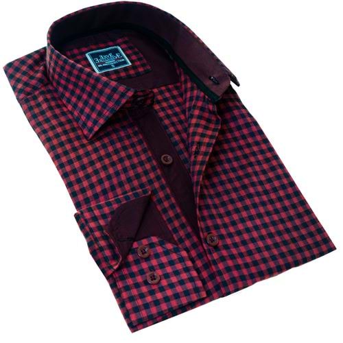 Red and Black Gigham Men's Shirt