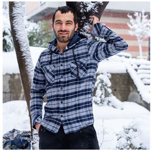 AQ Men's Hooded Shirt