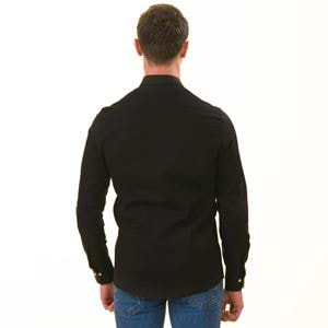 Black Mustard inside Designer Men's Shirt