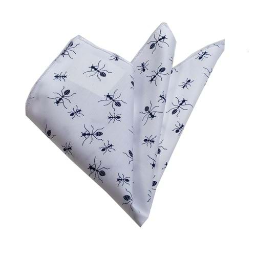 White Ant Designer Pocket Square
