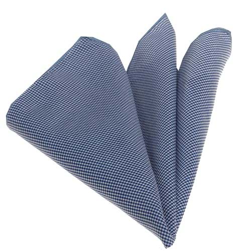 Blue Squares Cotton Pocket Square