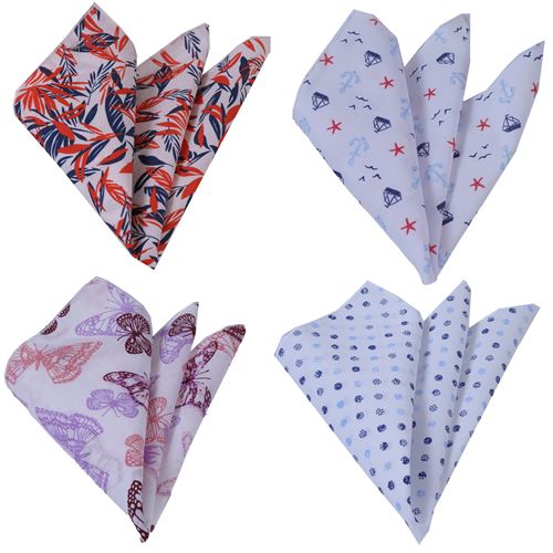 4 in 1 Designer Pocket Square