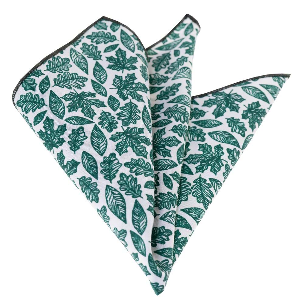 Green Leaves Printed Handkerchief