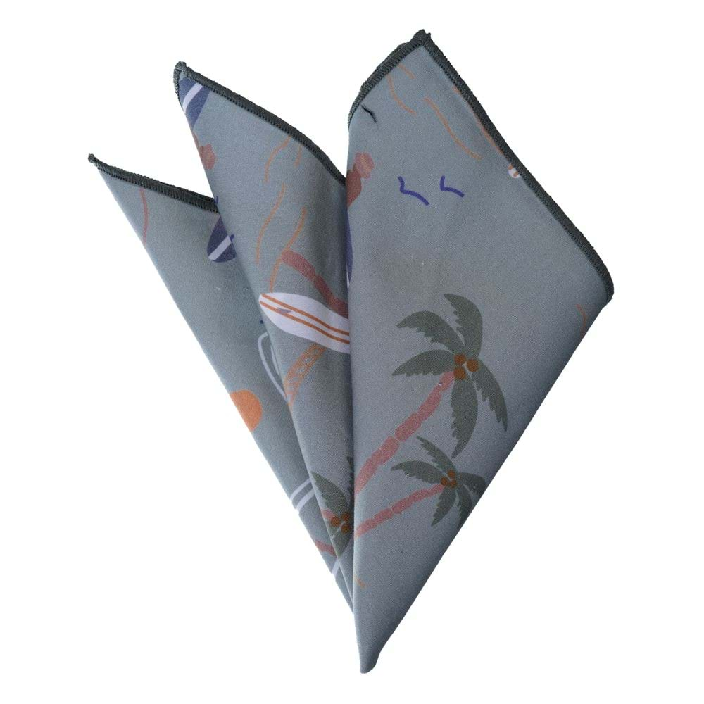 Khaki Digital Printed Pocket Square