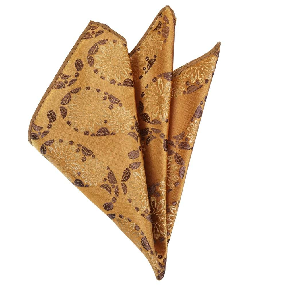 Golden Paisley Designer Pocket Square