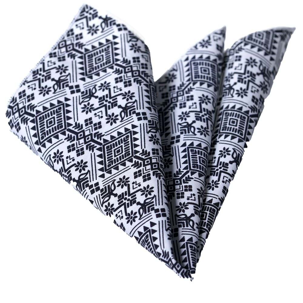 Vintage Ethnicity Printed Pocket Square