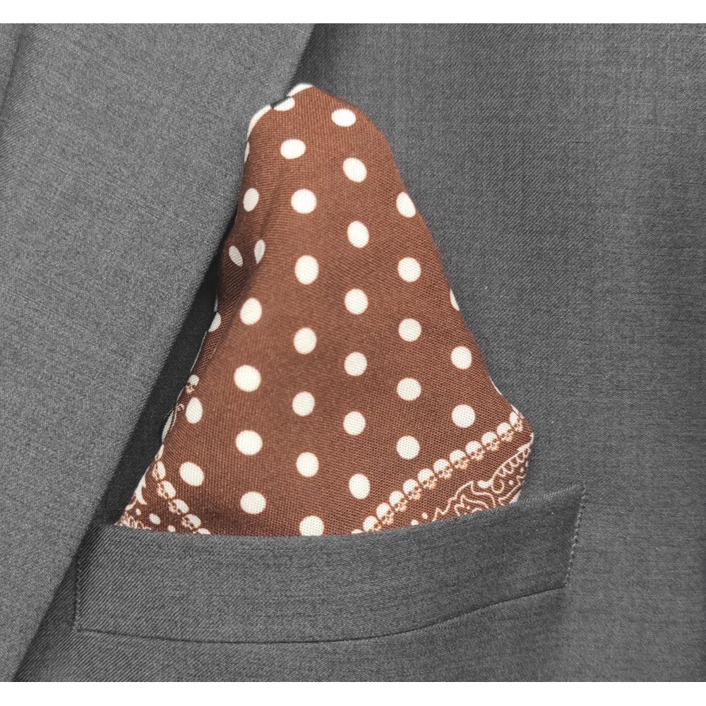 Polka dot 4 in 1 color Pocket Square