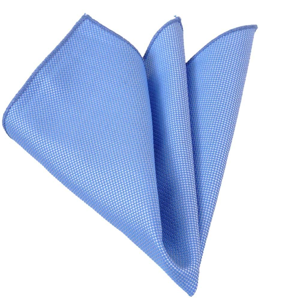 Blue Jacquard Pocket Square