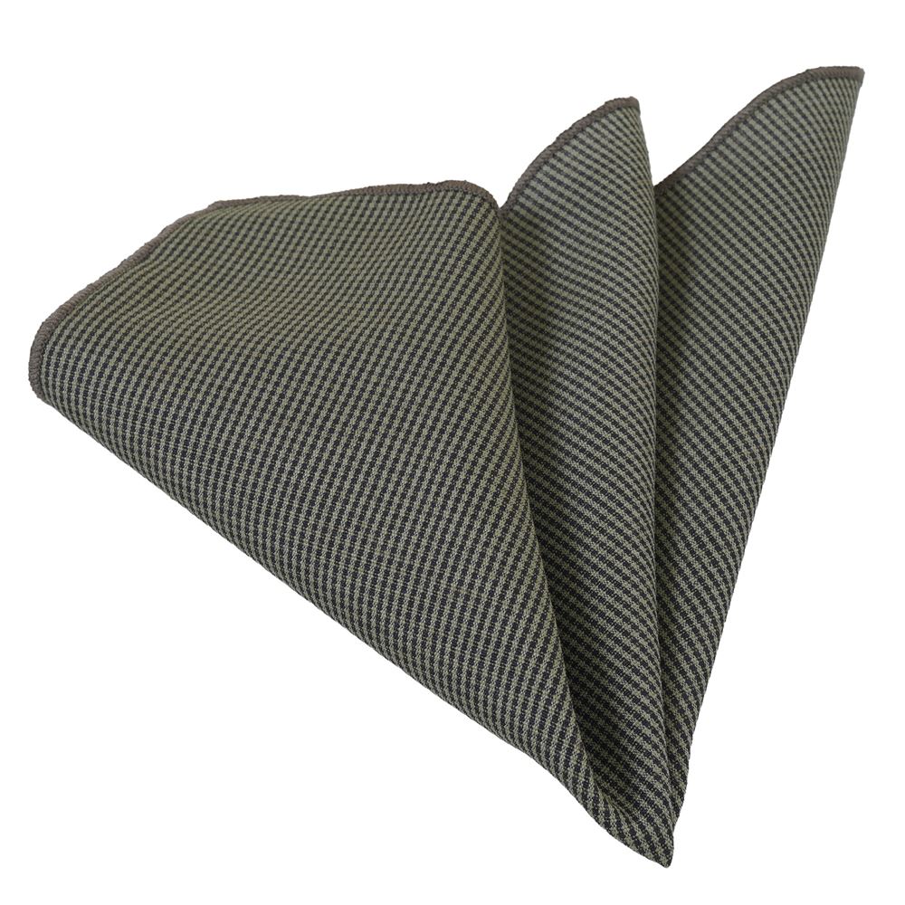 Green Jacquard Pocket Square