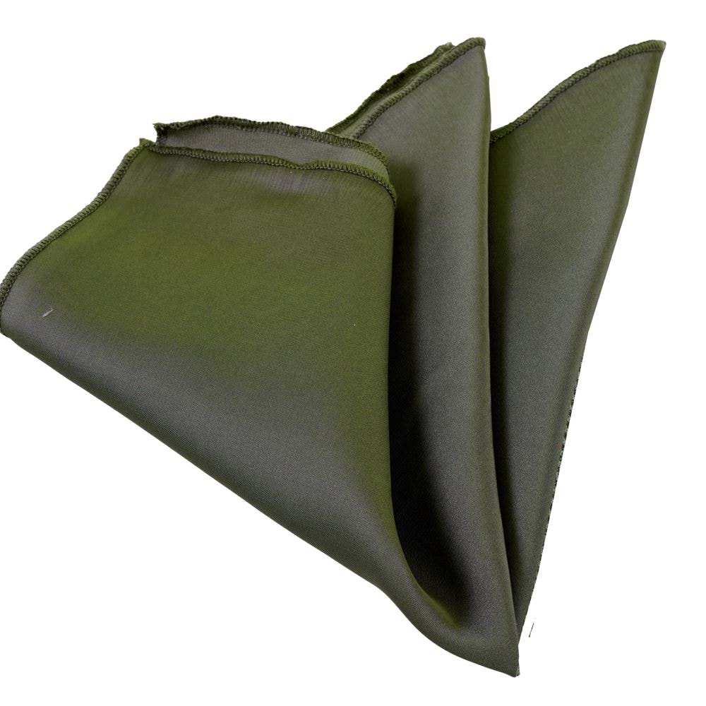 Olive Green Pocket Square