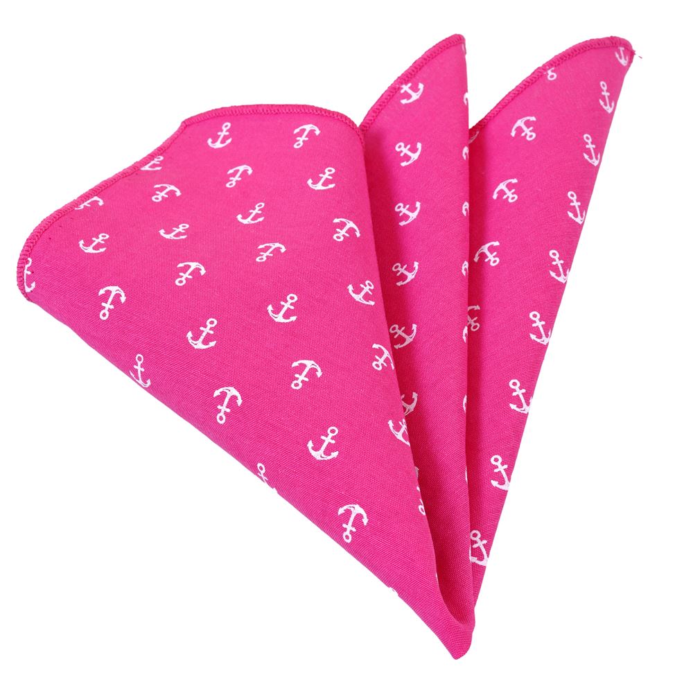 Pink Sailor Pocket Square