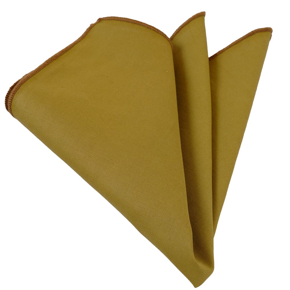 Green Khaki Pocket Square