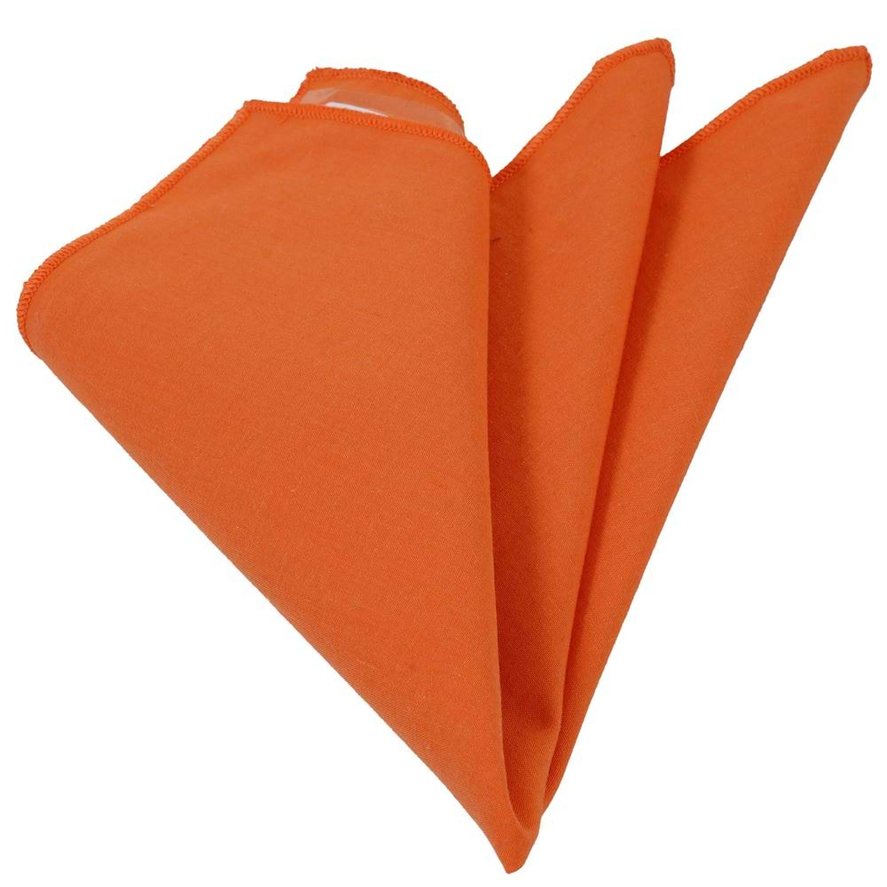 Orange Pocket Square