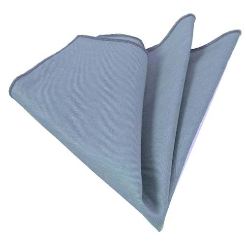Metalic Blue Pocket Square