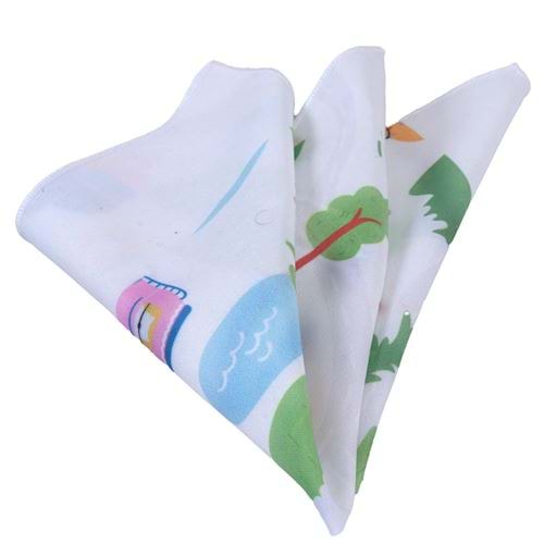 Happy Camper Pocket Square