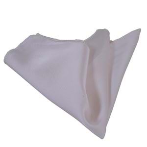 Off White Sateen Pocket Square