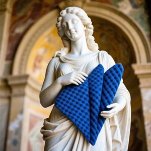 Black and Blue Gingham Pocket Square