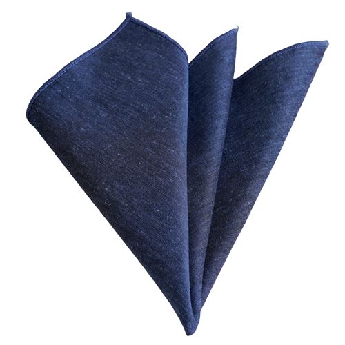 Blue Jeans Pocket Square