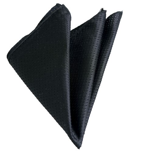 Black Suet Pocket Square
