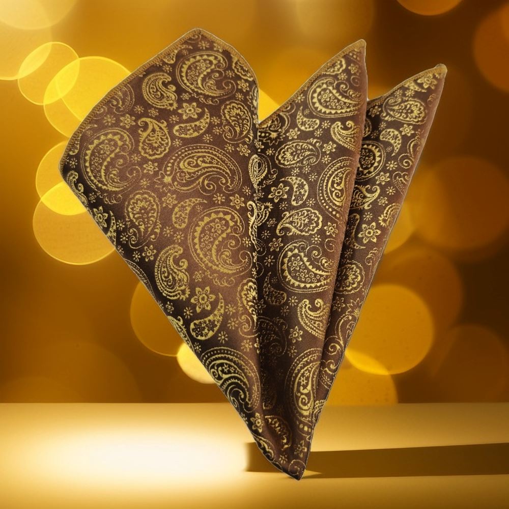 Cooper Paisley Pocket Square
