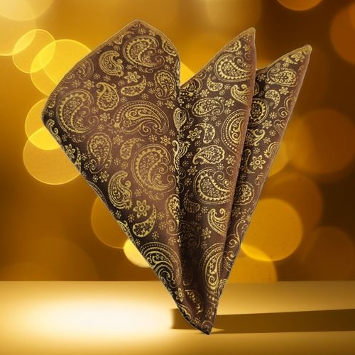 Cooper Paisley Pocket Square