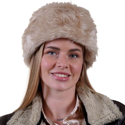 Black Women's Bork Hat for Winter
