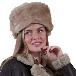 Black Women's Bork Hat for Winter
