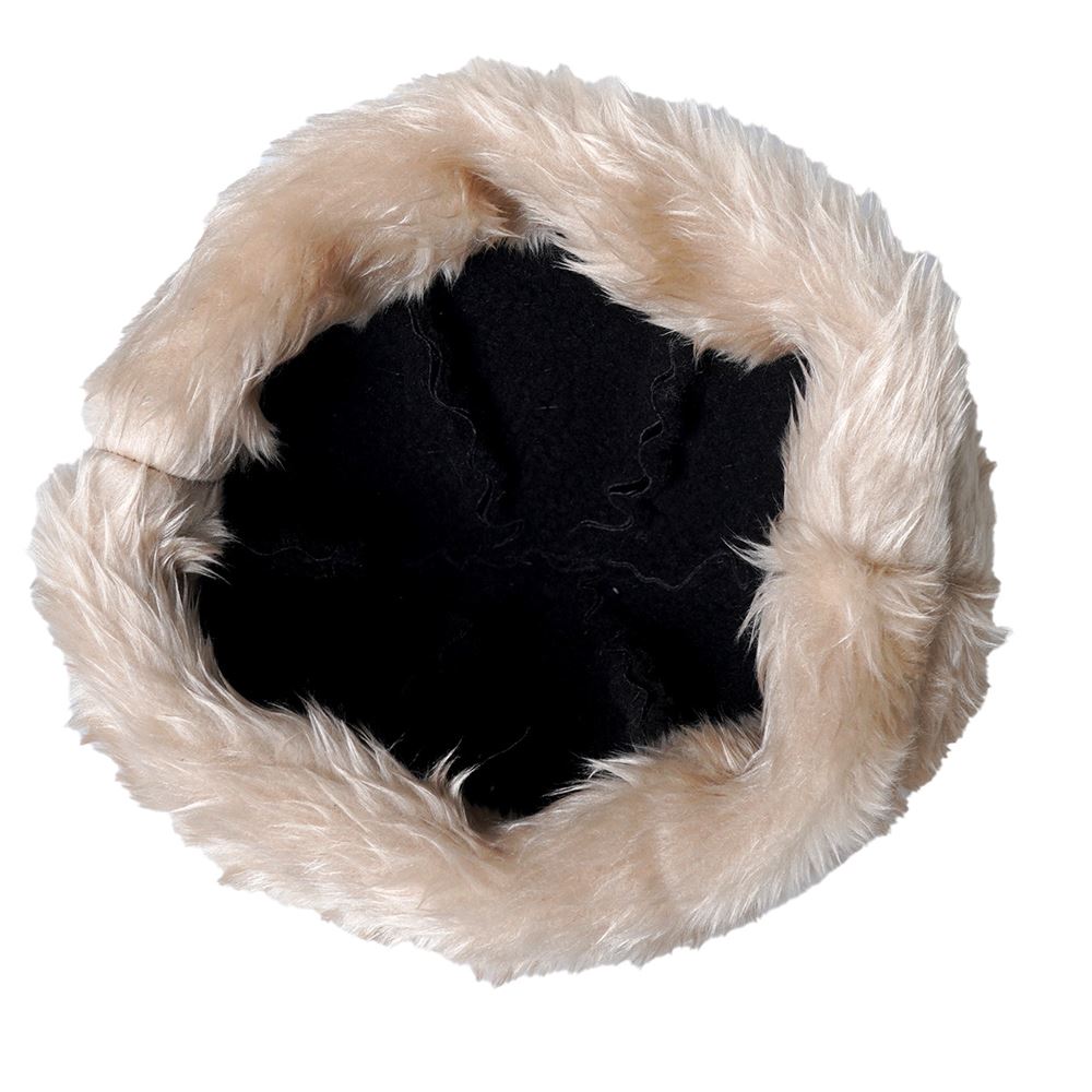 Black Women's Bork Hat for Winter