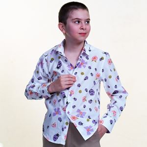 Purple Kids Dress Shirt