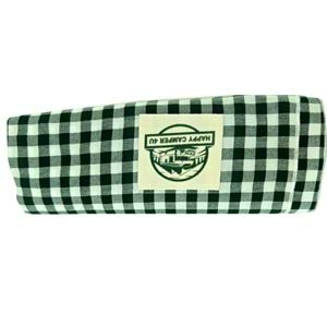 Green Gingham Camper Table Cover