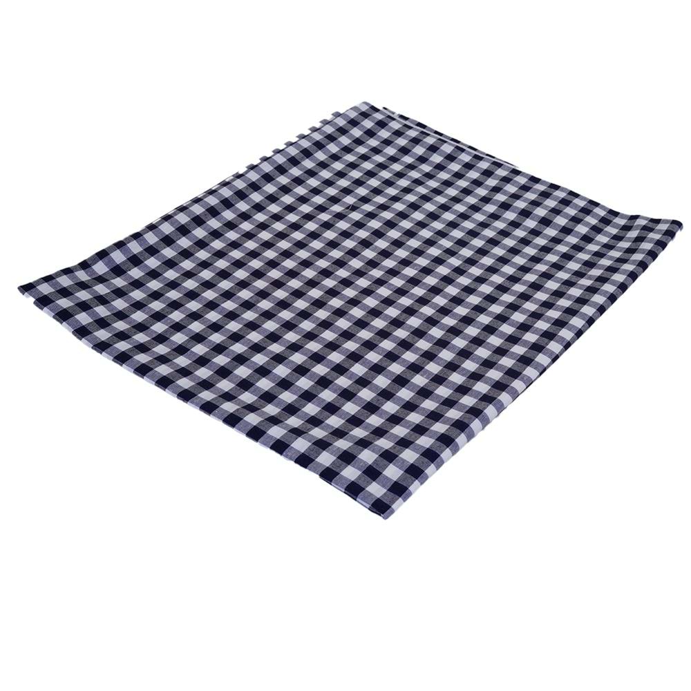 Big Size Navy Gingham Camper Table Cover