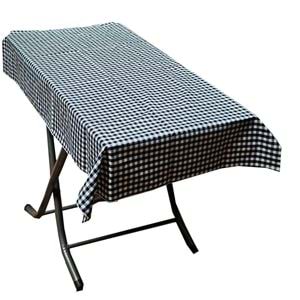 Big Size Navy Gingham Camper Table Cover