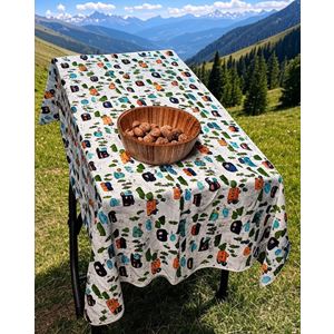 Colorful Camper Printed Camper Table Cover
