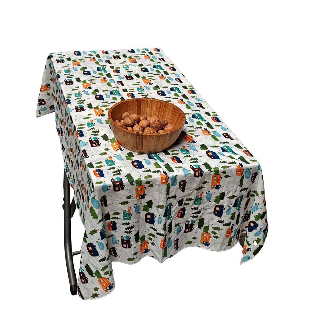 Colorful Camper Printed Camper Table Cover