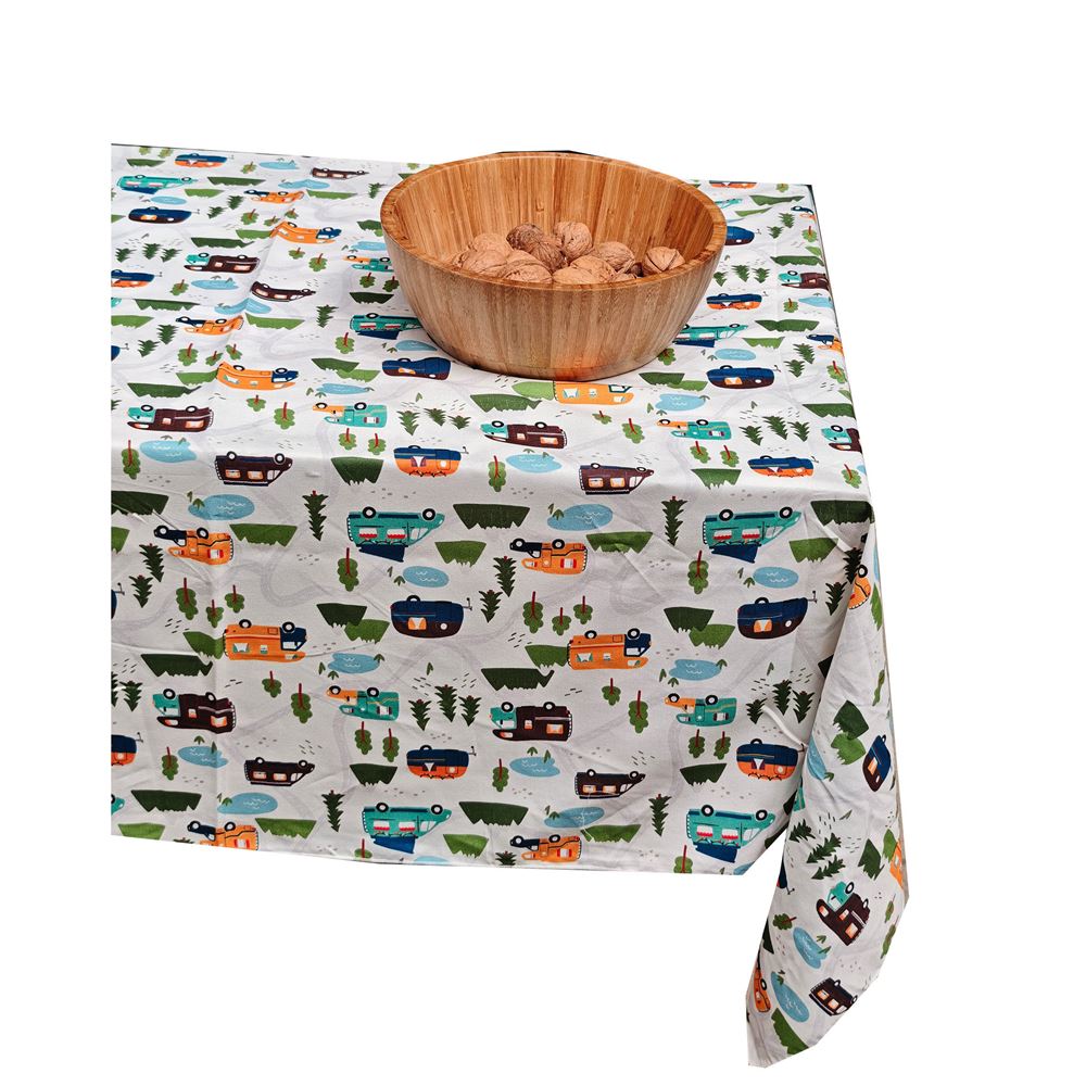 Colorful Camper Printed Camper Table Cover